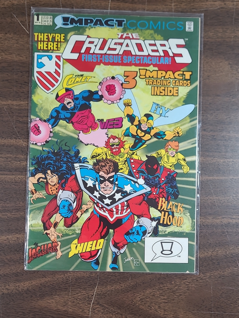 Impact Comics The Crusaders #1 Comic Book - May 1992 Bagged